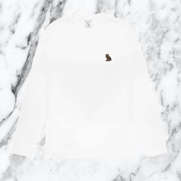 OVO Classic White Long Sleeve Tee - Picture 1 of 5